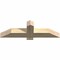 Ekena Millwork Eugene Rough Sawn Timber Gable Bracket, Douglas Fir, 36"W x 10"H x 4"D x 4"F, 7/12 Pitch GBW036X10X0404EUG00RDF - alternate 3